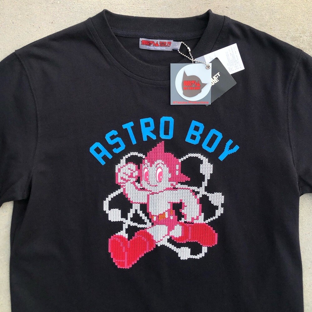Rare Deadstock Astro Boy 2009 Movie Tezuka 2003.4.7. Black Tee w Tags Size M