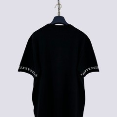 Louis Vuitton LV Monogram Short Sleeved Cotton Crewneck T-Shirt Black Size M