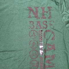 Timberland NH Base Camp Graphic T-Shirt Men’s Size M Green Cotton Crew Neck NWT