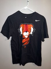 Nike Golf Tiger Woods Frank Club Head Cover Black Tee T-Shirt Men’s Size Medium