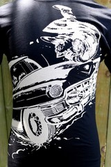 NOS Frank Miller Sin City Bel Air Car Comic Graphitti T Shirt – MULTIPLE SIZES