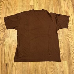 Vintage Jockey Pocket T Shirt Size XL Chocolate Brown Single Stitch USA Vtg
