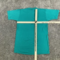 Vintage Gestalt Shirt Mens Medium Green Rainbow Graphic Tee Russell Athletic