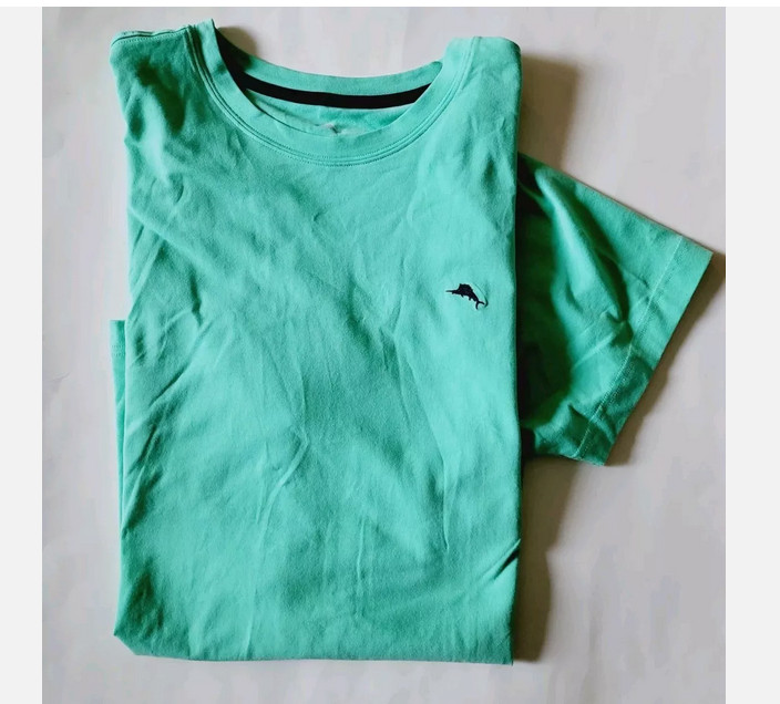 Tommy Bahama Mens Crew neck T-shirt Short sleeve Lounge shirt M L XL Blue Green