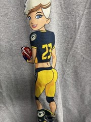 Uni Stories Branded Tee Shirt Feat Pinup Touchdown Torri Gray Men’s Sz XXL NWOT