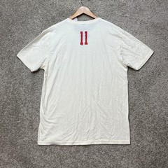 NFL Stranger Things T-Shirt Mens Large Cream Short Sleeve Graphic Tee NEW