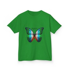 Kids Tee — Colorful Butterfly ‘Nigeria’ Graphic