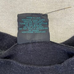 Vintage Habitat Shirt Mens L Wolf Jesus God Wrap Around Christian 90s Black