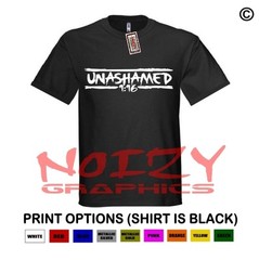 Unashamed #13 Romans 116 Shirt Black Christian Religious Clique Hip Hop Jesus