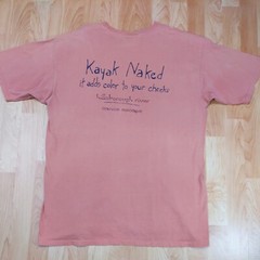 Kayak Naked Hillsborough River men’s size Large t-shirt cotton