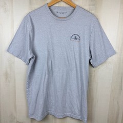 Travis Mathew Men’s Life Of The Party Sunset Skeleton T-Shirt Gray Size XL