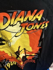 Men’s Black Indiana Jones T-Shirt 1969 Worldwide Expeditions Size Large 42-44