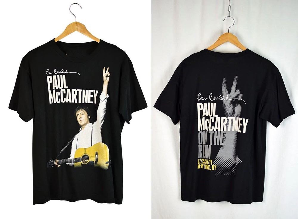 Paul McCartney On the run concert Unisex Shirt All Size R429