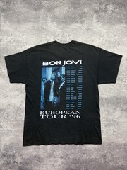 Vintage 1996 Bon Jovi These Days Rare Tour T-Shirt Single Stitch Black Size XL
