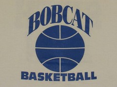 Vtg 90s BOBCAT BASKETBALL Sixth Man T-SHIRT Mens XL University Sports Team 1990s