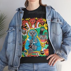 MF Doom Friends Vintage Style Hip Hop Rap Fan Art S-5XL T-Shirt Men Women Unisex