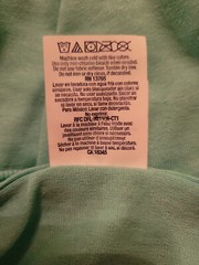 Jerzees Dri Power Active T Shirt Womens L/XL Aqua Green Studded Birds Flowers