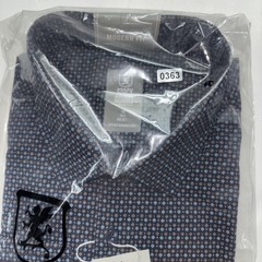 Stacy Adams Modern Fit Vintage Geometric Diamond Print Men’s Shirt Retro 3XL