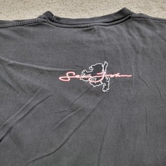 Vintage Y2K Sean John T Shirt Adult Size XL Black Paint Splatter