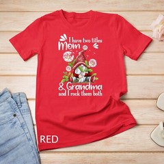 I have two titles MOM and grandma Dandelion Gnome mother day Unisex T-shirt