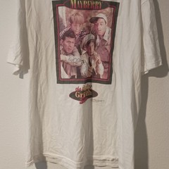 Gildan Softstyle Andy Griffith Show Mayberry Graphic Tee White XL Crew Neck