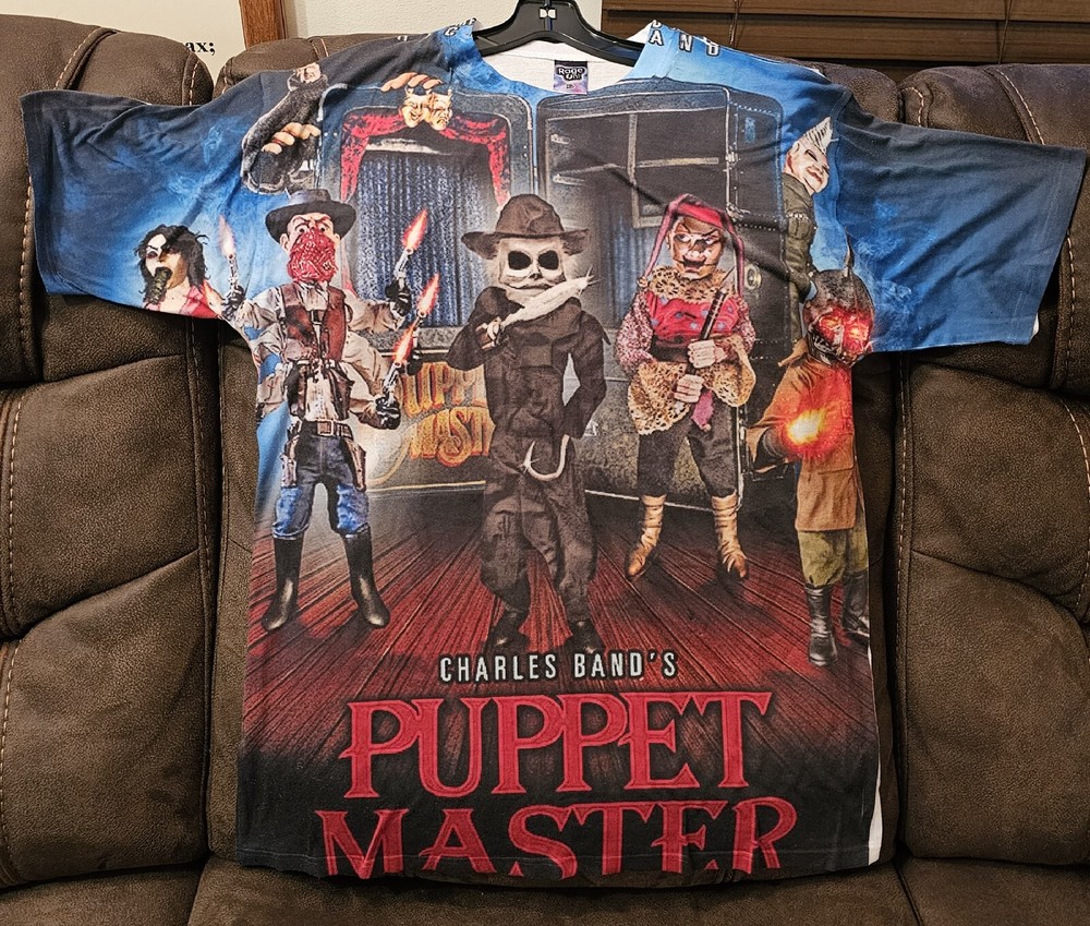 Charles Band’s Puppet Master Allover Print TShirt XL Rage On