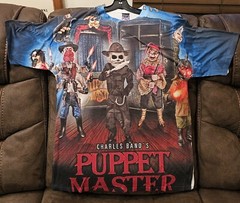 Charles Band’s Puppet Master Allover Print TShirt XL Rage On