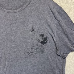 Gucci Men’s Graphic T-Shirt Gray Crew Neck Tee XXL Italy