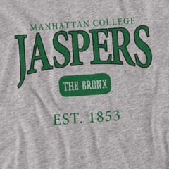 Manhattan College Adult T-Shirt Est. Date, Athletic Heather, S-5XL