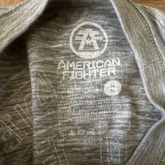 American Fighter Men’s Gray Double-Sided Eagle Graphic Crew Neck Tee Size M