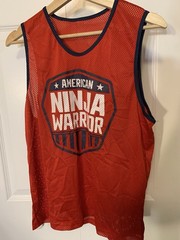 American Ninja Warrior tank top red size approx. M