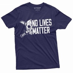 Mens Halloween Funny T-shirt Jason no lives matter Costume Tee Halloween Gifts