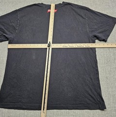 Budweiser Shirt Mens Large Black Baseball Stadium Anheuser-Busch PacSun Beer Tee