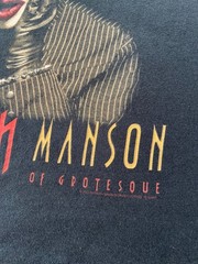 Vintage 2003 Marilyn Manson The Golden Age of Grotesque Black T-shirt Sz M