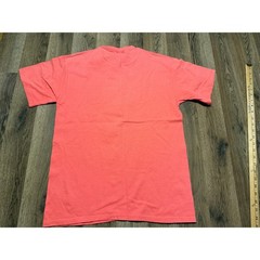 Cal Cru Florida T-Shirt Unisex Medium Coral Pink Adult Embroidered Shells