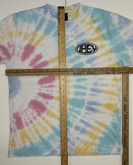 VTG Obey Worldwide Tie Dye Front Back AOP Y2K Tee T Shirt Men’s Small Political
