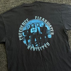 Vintage Creedence Clearwater Revisited T Shirt Black XL Screen Stars Premium