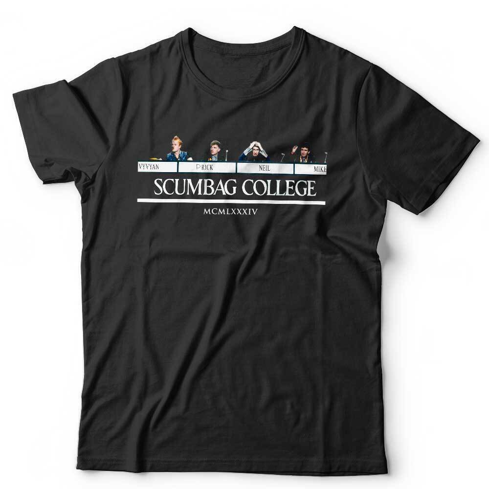 The Young Ones Scumbag Collage Image Tshirt Unisex University Challenge Funny TV