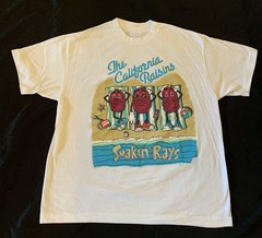 New The California Raisins Soakin Rays Cotton White Men S-234XL T-Shirt