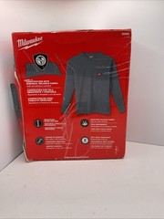 Milwaukee 606G -XL Gridiron Pocket T-shirt Long Sleeves Gray