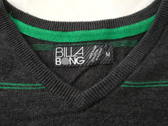 VTG BILLABONG SURF/SKATE Stripe Shirt – OLD LOGO – COTTON BLEND WASHABLE Men’s M