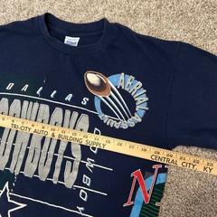 Vintage Dallas Cowboys All Over Print Tshirt Salem Sportswear Men Large USA 1992