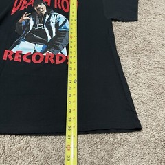 NEW Death Row Records Shirt Mens Large Black Snoop Dogg West Side Front Graphics
