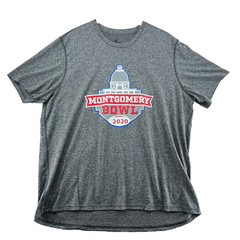 Adidas Aeroready Creator Tee Montgomery Bowl Men’s Size 2XL Solid Gray T-Shirt
