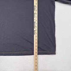 Carbon2Cobalt Henley Shirt Mens Size XXL Gray Long Sleeve Casual Menswear