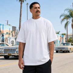 Pro Club Men’s Heavyweight Cotton Short Sleeve Crew Neck T-Shirt