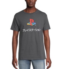Brand New Japanese PlayStation Logo Men’s Graphic Tee Short Sleeves 3XL (54-56)