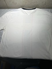 Tommy Hilfiger Denim White Graphic Logo Crew Neck Short Sleeve T-Shirt Men XL