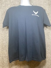 US Air Force Logo Mens No Size See Photos** Short Sleeve T Shirt Navy Blue
