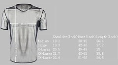 Zonbailon Mens Mesh Fitted Shirt Top Short Sleeve See Through Muscle T-Shirts